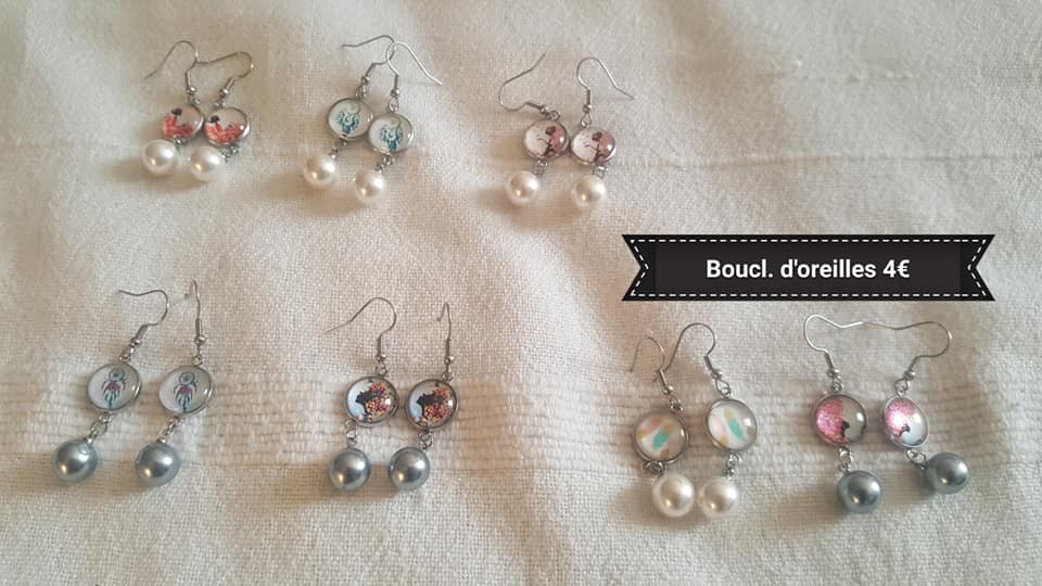 boucles d'oreilles 